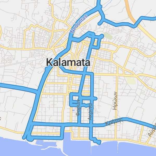 Detailscreenshot einer trackiwi Routenaufzeichnung