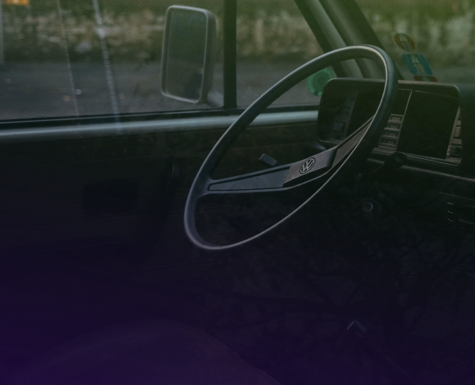 Bild von einem Lenkrad